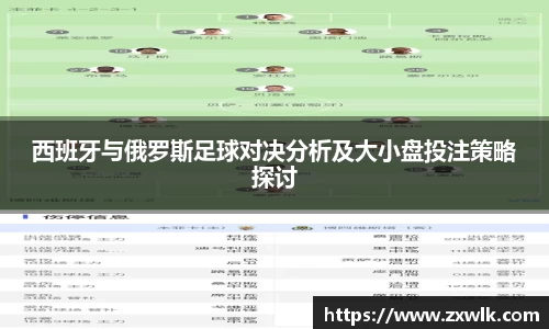 西班牙与俄罗斯足球对决分析及大小盘投注策略探讨